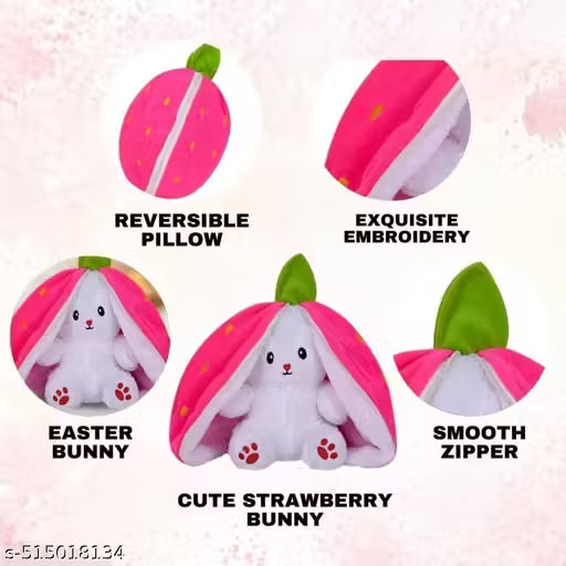 Pink Bunny Plush Toy